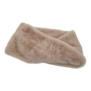 Banana Republic Faux Fur Infinity Neck Warmer Pink OS